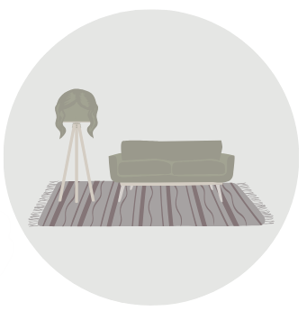 Haare im Wohnzimmer