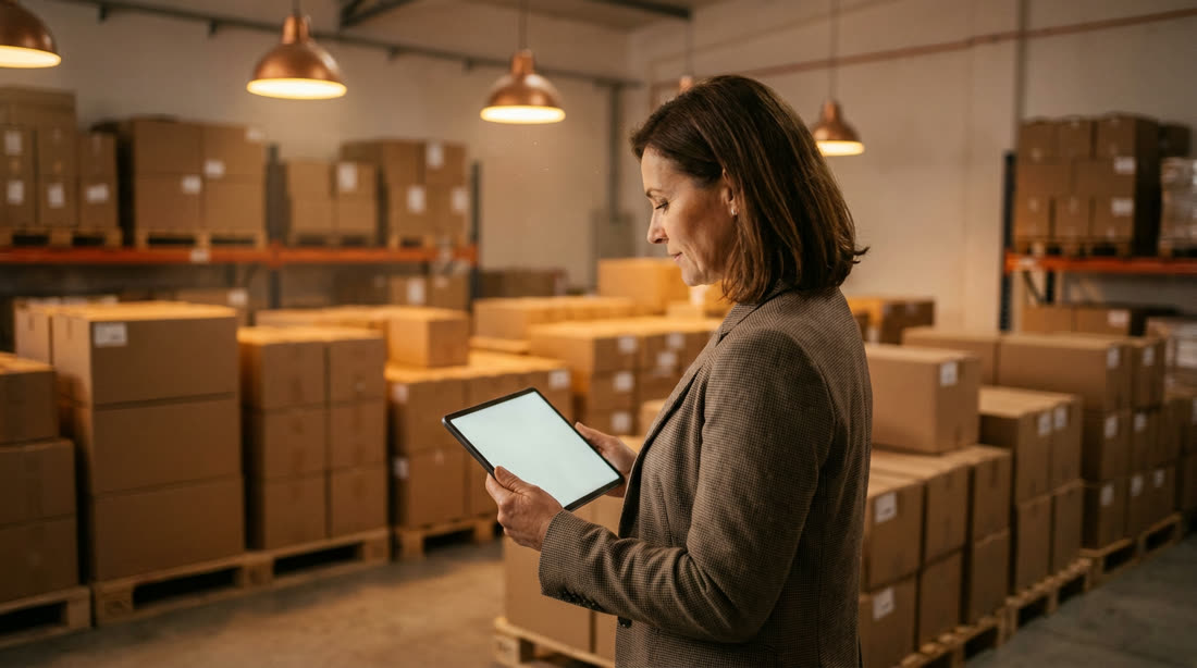 Importer checking suppliers before a bulk order
