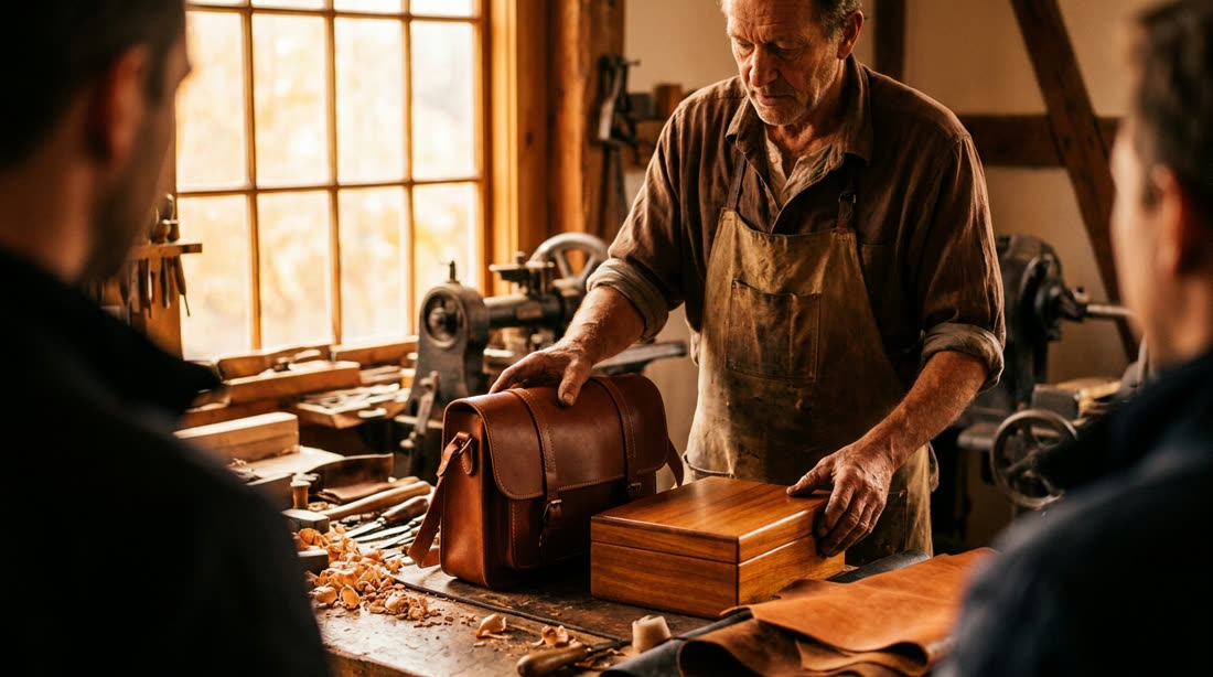 Leather workshop winning bigger orders