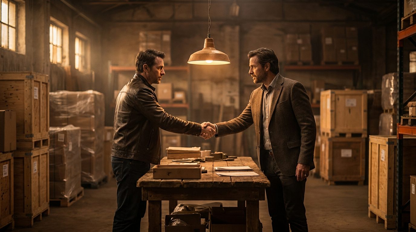Secure handover between trading partners