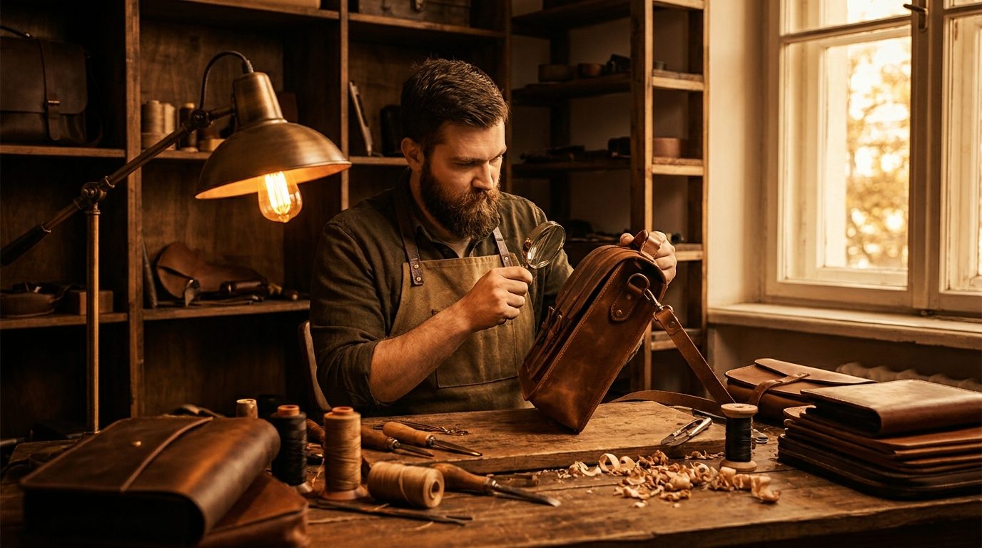 Verified maker in workshop
